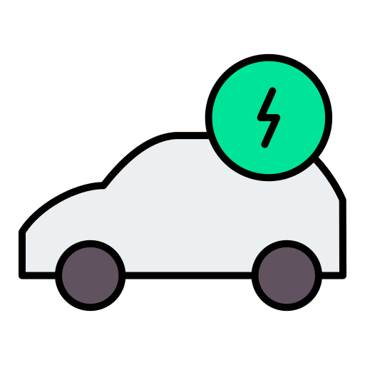 Electric vehicle Generic color lineal-color icon