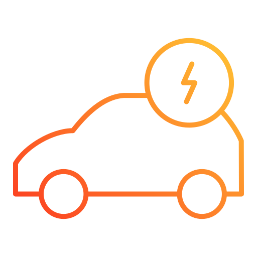 vehículo eléctrico Generic gradient outline icono