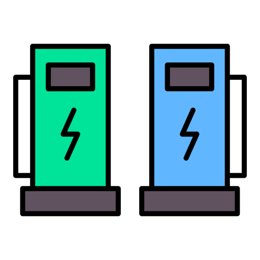 Зарядная станция Generic color lineal-color иконка