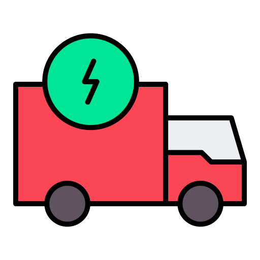 caminhão elétrico Generic color lineal-color Ícone