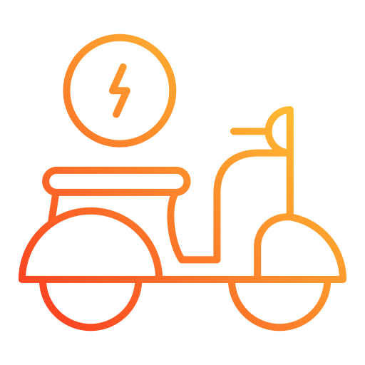 scooter elettrico Generic gradient outline icona