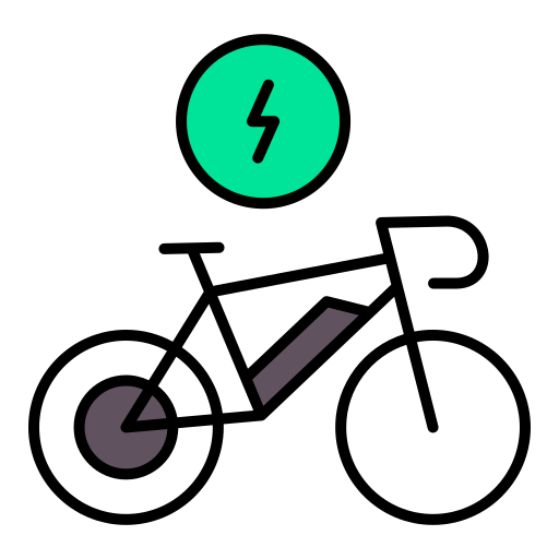 elektrofahrrad Generic color lineal-color icon
