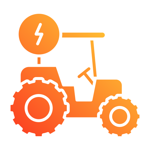 tractor electrico Generic gradient fill icono