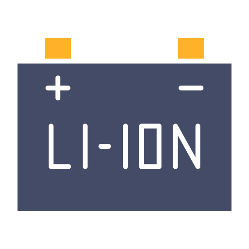 Lithium cell Generic color fill icon