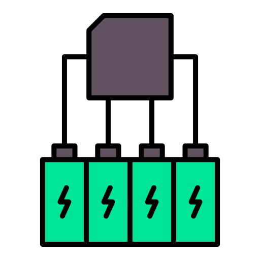 clip per batteria Generic color lineal-color icona