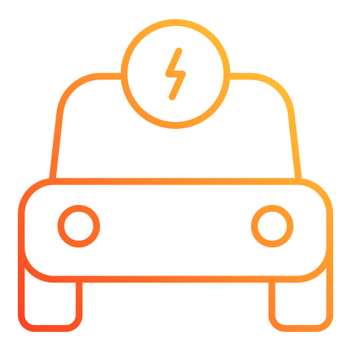 elektrisches fahrzeug Generic gradient outline icon