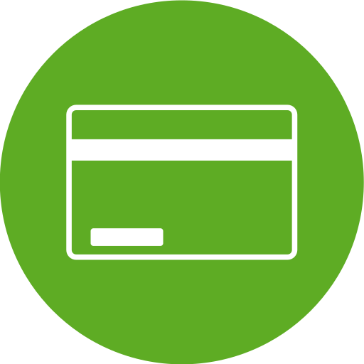 carta di credito Generic color fill icona