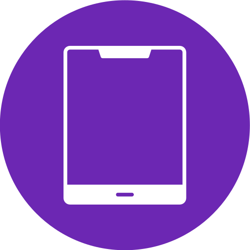 tablet Generic color fill ikona