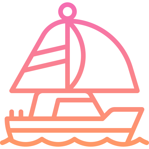 Sailboat Generic gradient outline icon
