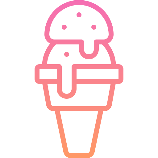 gelato Generic gradient outline icona