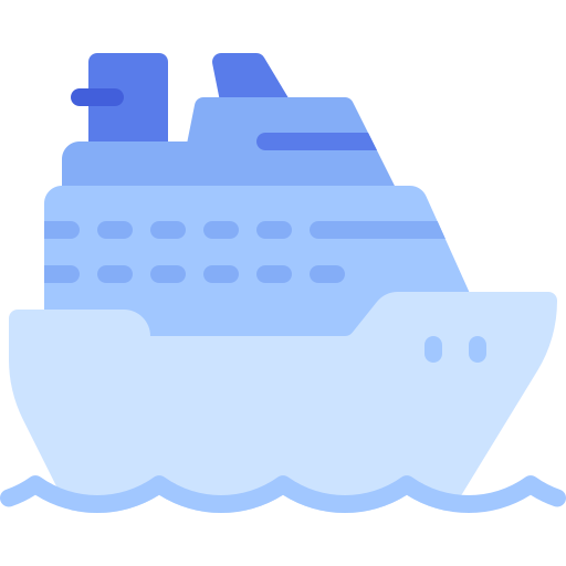 jacht Generic color fill ikona