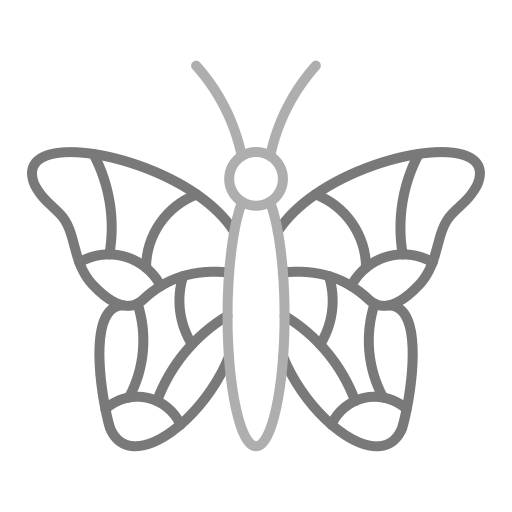 Бабочка Generic color outline иконка