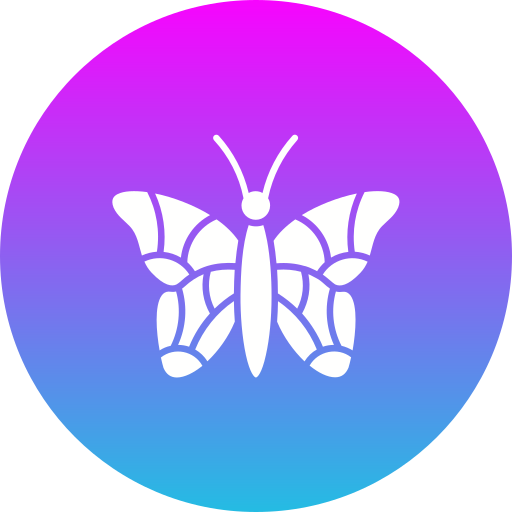 vlinder Generic gradient fill icoon
