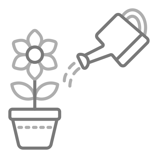 Watering plants Generic color outline icon