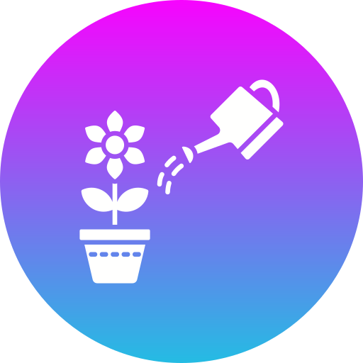 Watering plants Generic gradient fill icon