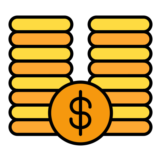 Монеты Generic color lineal-color иконка