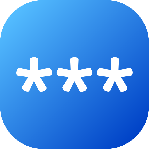 asterisco Generic gradient fill icono