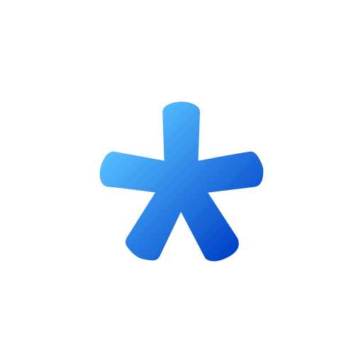 asterik Generic gradient fill icon