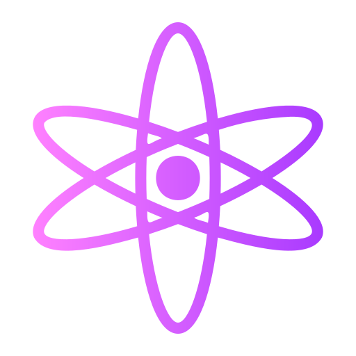 atom Generic gradient fill icon