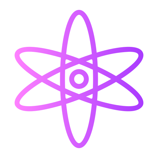 atomo Generic gradient outline icona