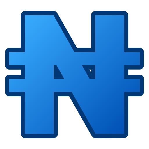 naira-zeichen Generic gradient lineal-color icon