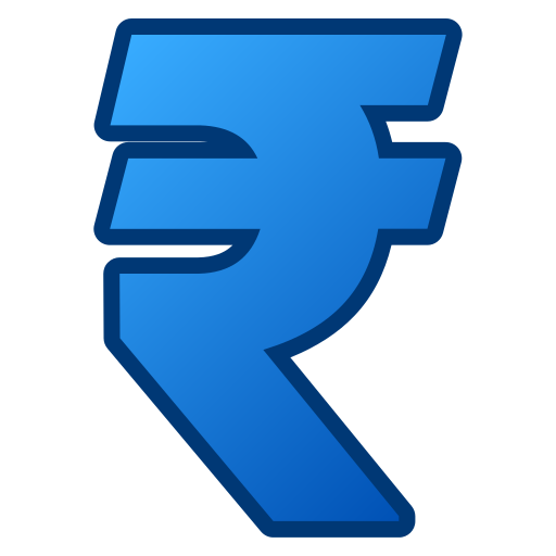 Rupee-sign Generic gradient lineal-color icon