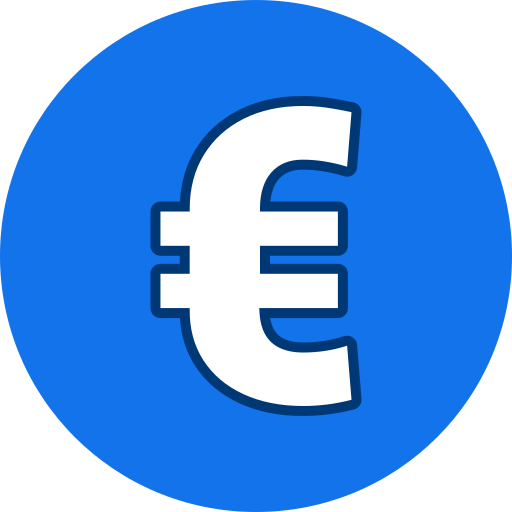znak euro Generic color lineal-color ikona