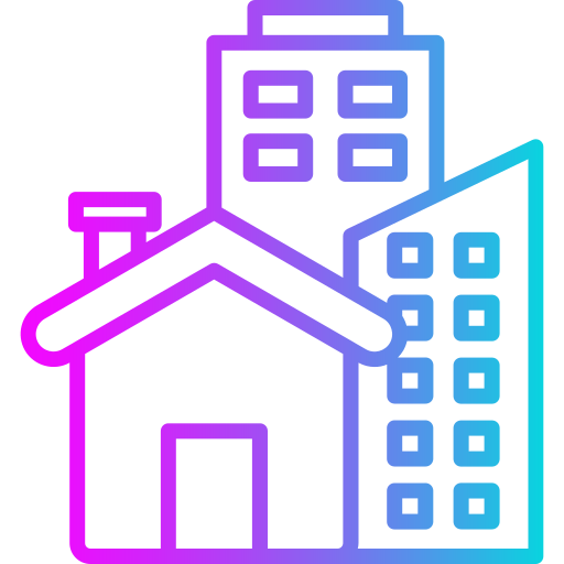 Property Generic gradient outline icon
