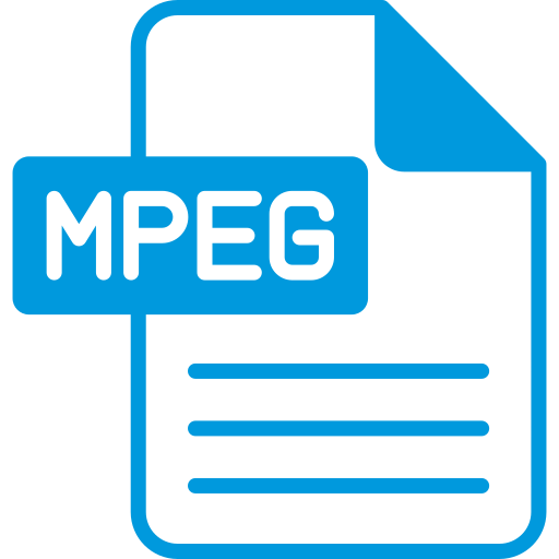 Mpeg Generic color fill icon