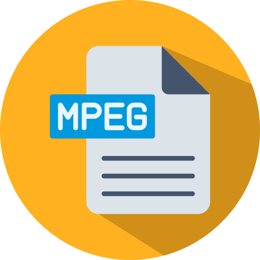 Mpeg Generic color fill icon