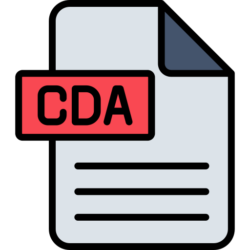Cda file Generic color lineal-color icon
