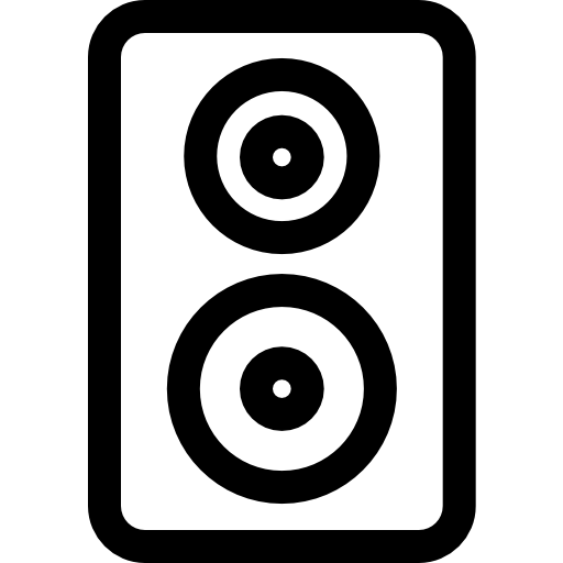 スピーカー Basic Rounded Lineal icon