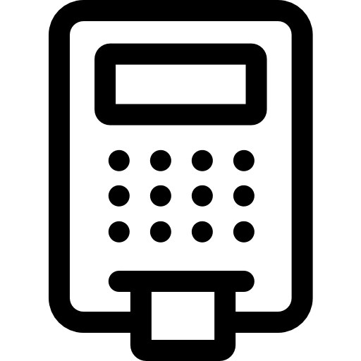 punto de servicio Basic Rounded Lineal icono