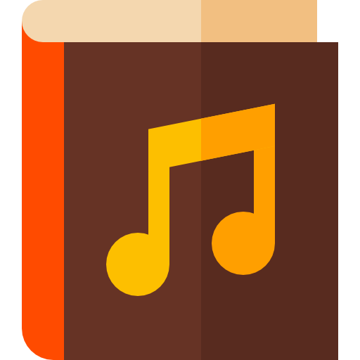 Audio book Basic Straight Flat icon
