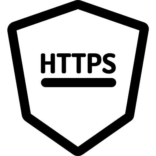 https Basic Rounded Lineal icona