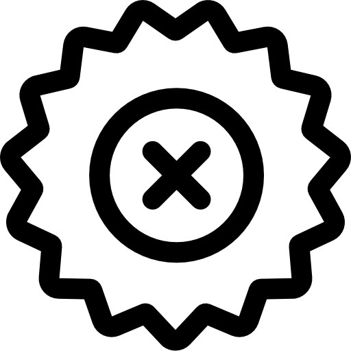 gwarancja Basic Rounded Lineal ikona