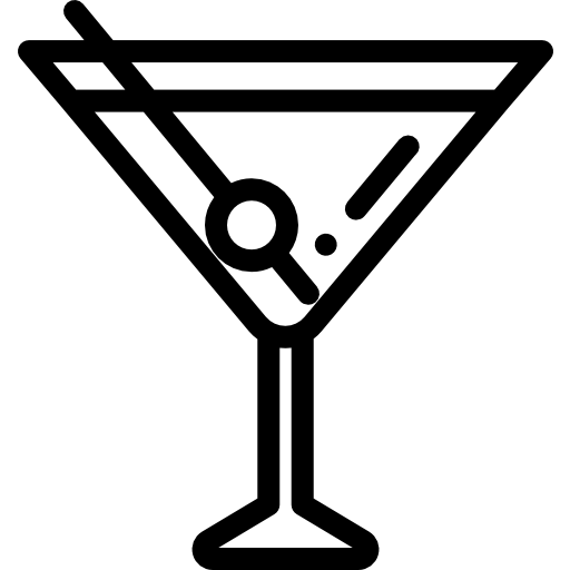 мартини Detailed Rounded Lineal иконка
