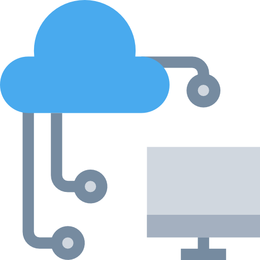 Cloud computing Justicon Flat icon