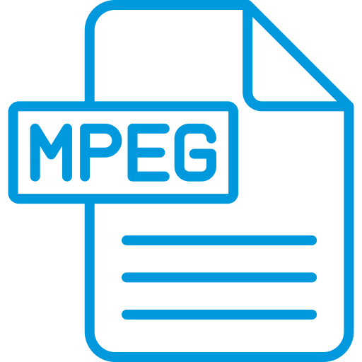 mpeg Generic color outline Icône