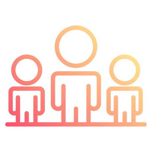 Work group Generic gradient outline icon