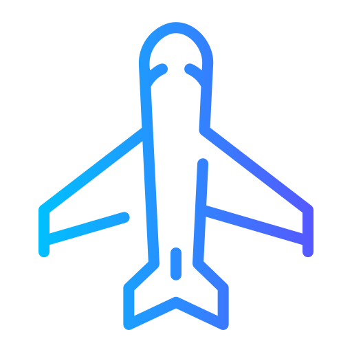 Самолет Generic gradient outline иконка