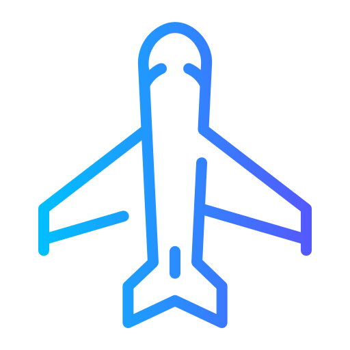 飛行機 Generic gradient outline icon