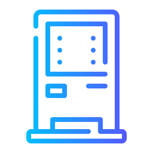 Atm machine Generic gradient outline icon