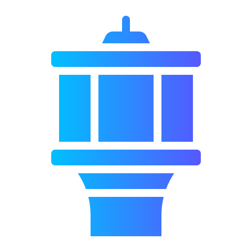 Airport tower Generic gradient fill icon