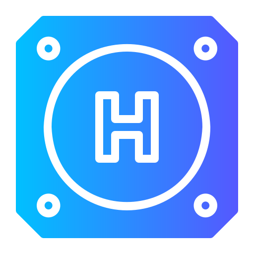 Heliport Generic gradient fill icon