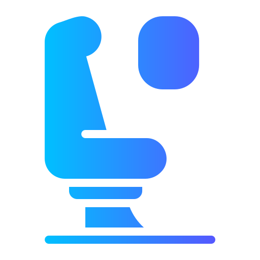 Seat Generic gradient fill icon
