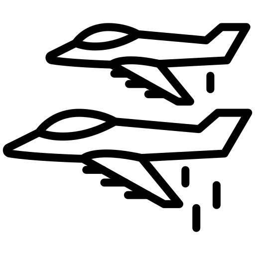 aviation Generic black outline Icône