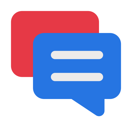 Coversation Generic color fill icon