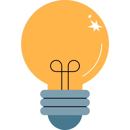 Lightbulb Generic color lineal-color icon
