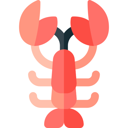 lagosta Basic Rounded Flat Ícone
